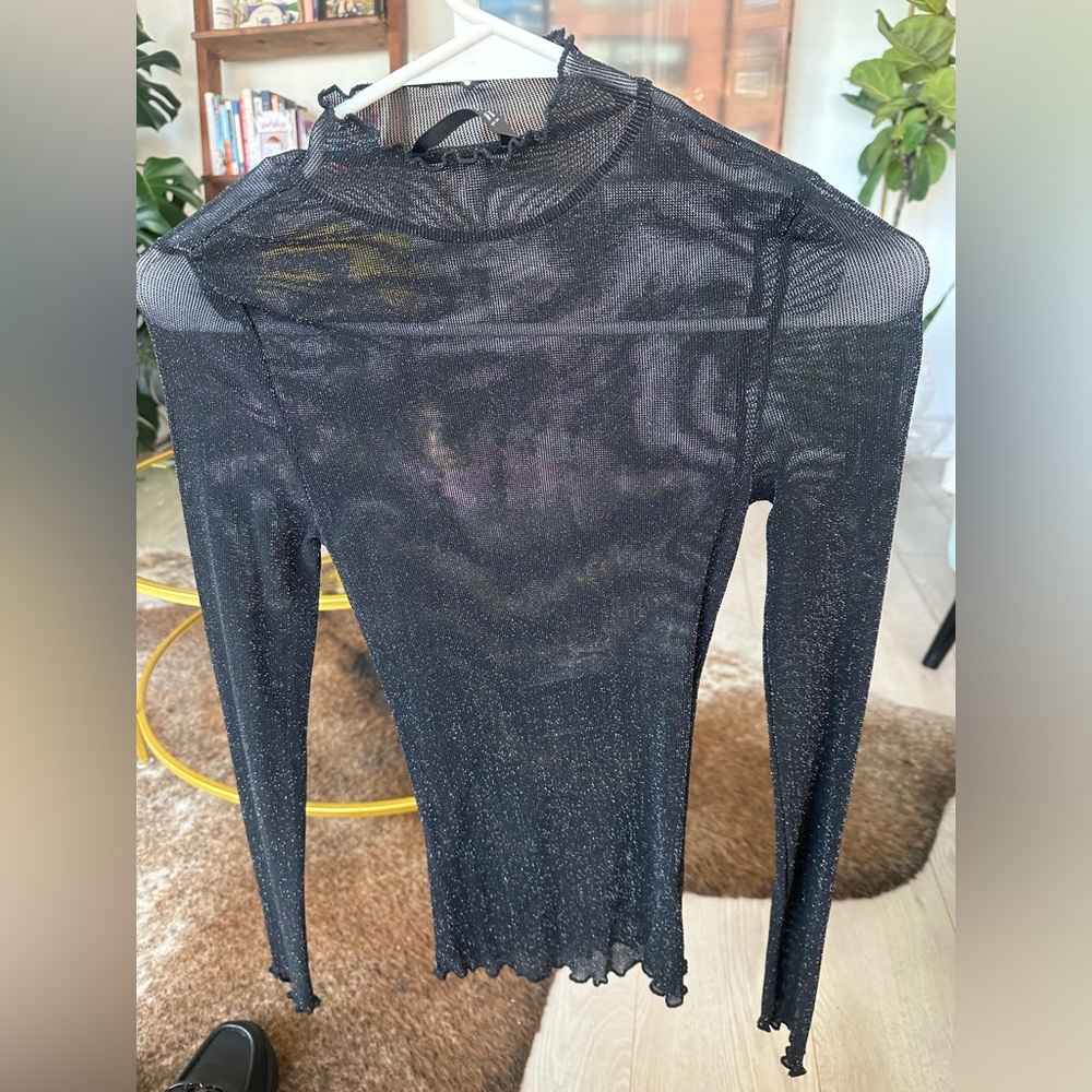 Sparkly Sheer Shirt